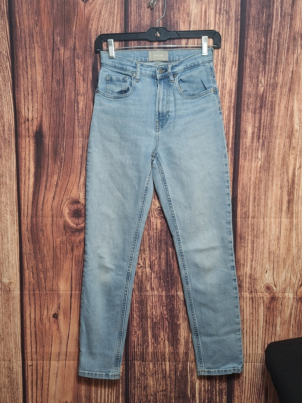 Everlane Light Blue High-Rise Straight Size 25